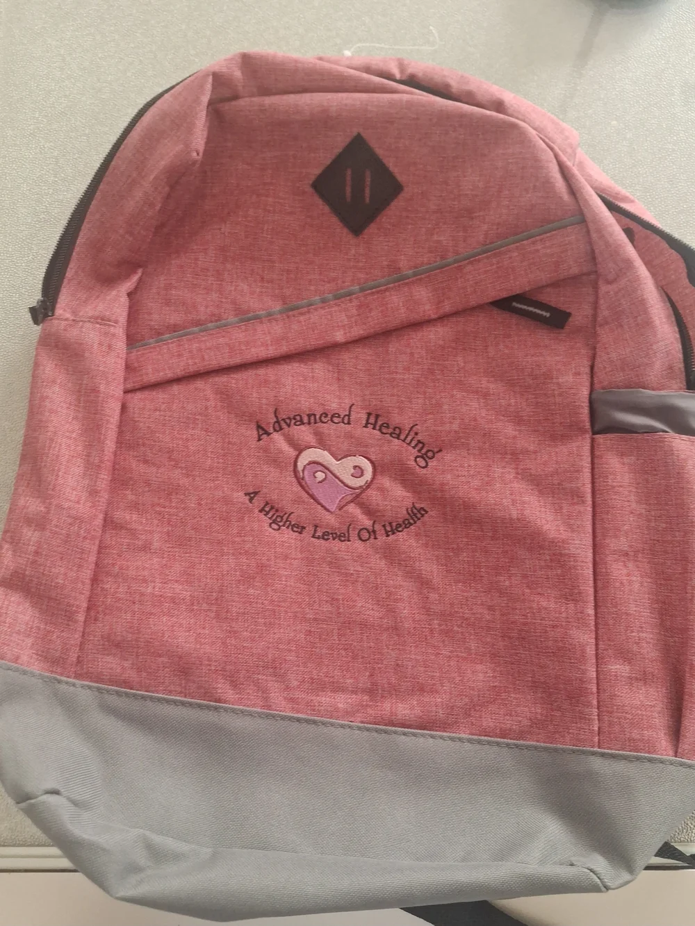 Men's Two-Tone Red and Black Everyday Backpack
